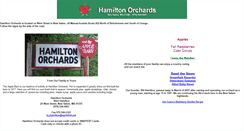 Desktop Screenshot of hamiltonorchards.com